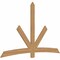 Ekena Millwork Alberta Smooth Timber Gable Bracket, Western Red Cedar, 96"W x 60"H x 1 1/2"D x 5 1/2"F, 15/12 Pitch GBW096X60X0206ALB00SWR - alternate 3